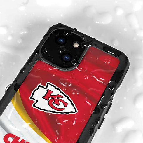 NFL Kansas City Chiefs iPhone 15 Plus Waterproof Case